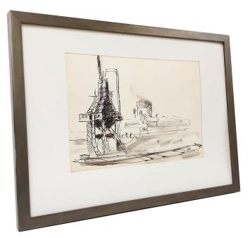 Graanzuiger in de Antwerpse haven