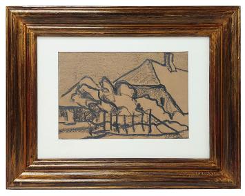 Houskoolekening van de Antwerpse kunstenaar Mous kopen