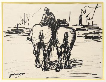 Grafisch kunstwerk van Jos Mous of Joseph Mous