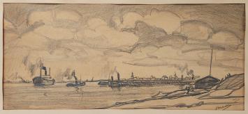 Grafisch kunstwerk van Jos Mous of Joseph Mous