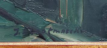 De Belgische kunstschilder Jos Slootmaeckers