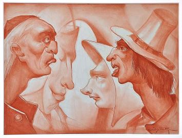 Tekening van Jos Trotteyn kopen