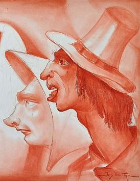 De Belgische kunstenaar Jos Trotteyn