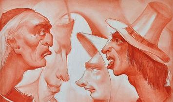 Tekening, Verachting 1980