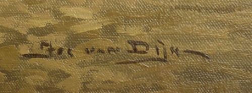 Sloep in de vissershaven