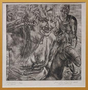 Ets van Belgische graficus Joseph Verdegem