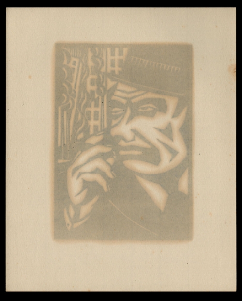Linocut van Jos Wils te koop