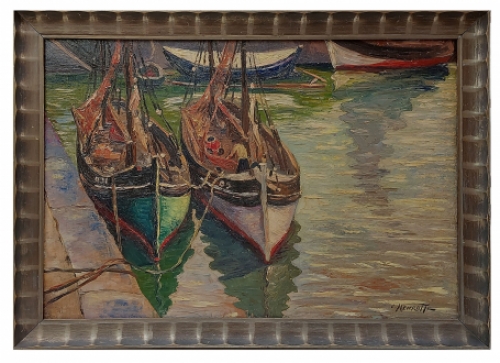 Kunstwerk van de Belgische kunstenaar Joseph Jean Victor Henrotte