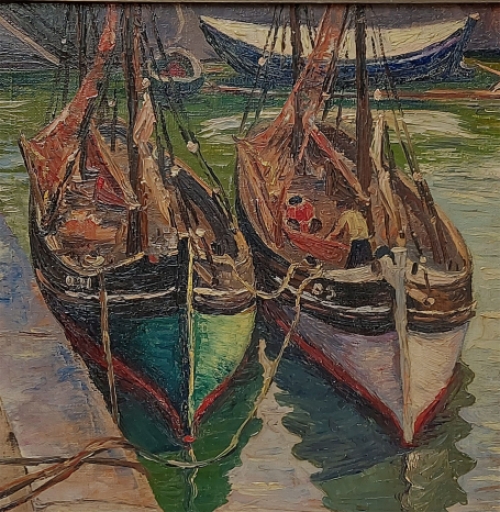 De Belgische schilder Joseph Jean Victor Henrotte