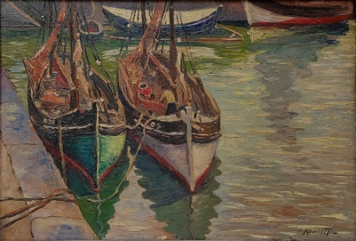 Origineel schilderij van Géo Henrotte kopen