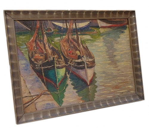 Schilderij van de Waalse kunstenaar Géo Henrotte kopen