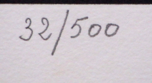 Litho van de Belgische kunstenaar Joseph Willaert