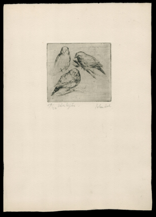 Kleine ets Belgische etser Jules Van Ael kopen