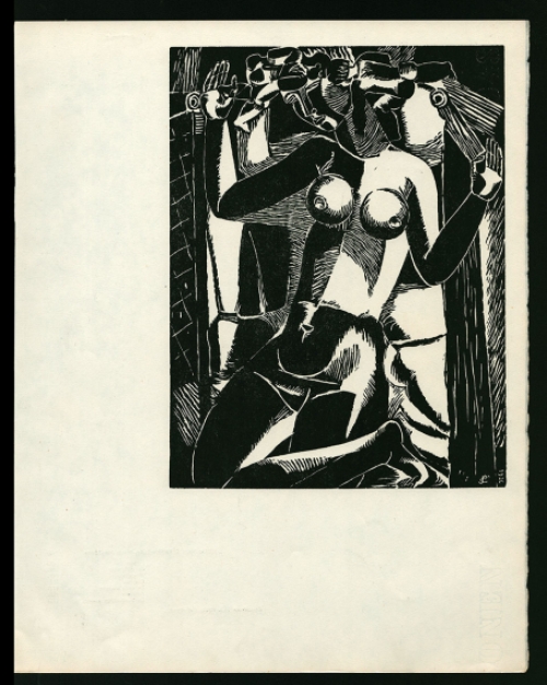 Grafisch kunstwerk van Belgische kunstenaar Jozef Cantré