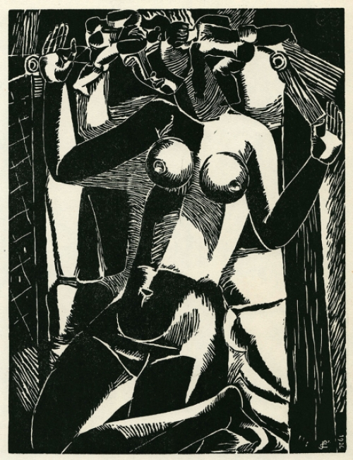 Houtsnede van Jozef Cantré kopen