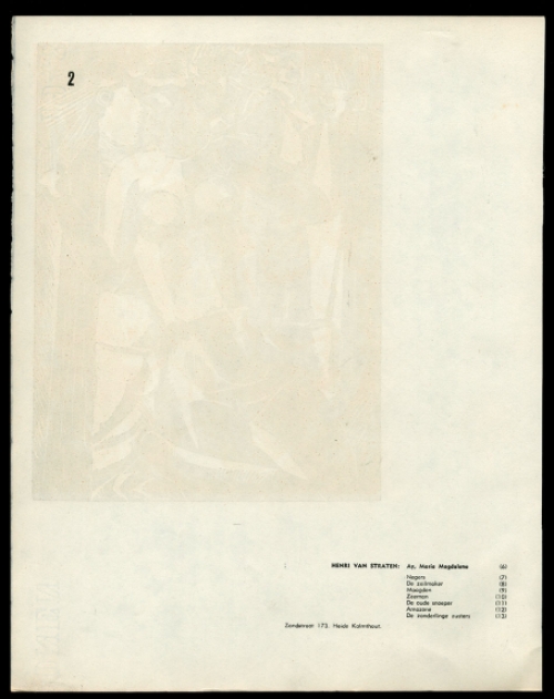 Print uit 1949 van Jozef Cantré kopen