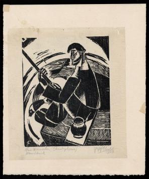 Houtsnede van Jozef Cantré kopen