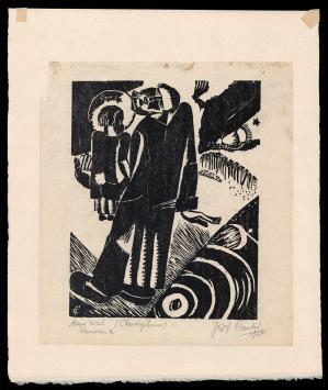 Houtsnede uit 1922 van Jozef Cantré kopen