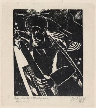 Grafisch kunstwerk van Belgische kunstenaar Jozef Cantré