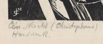 Print uit 1922 van Jozef Cantré kopen