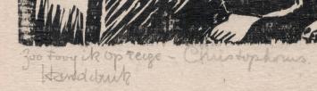 Print uit 1922 van Jozef Cantré kopen