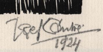 Print uit 1924 van Jozef Cantré kopen