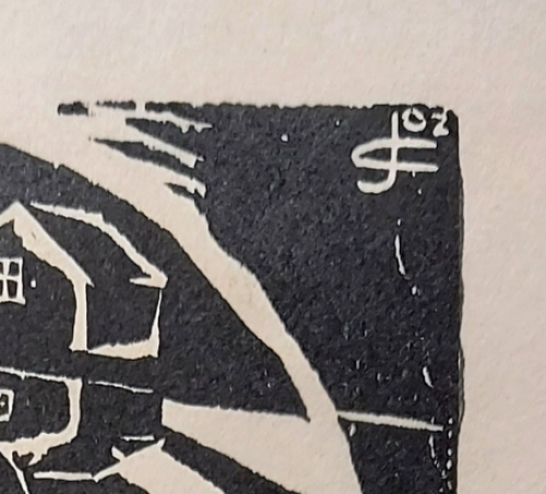 De dame, de vis en het huisje