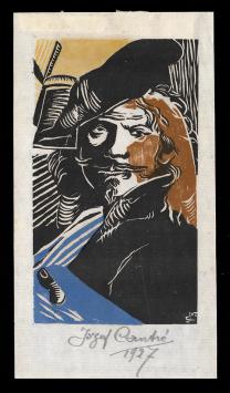 Houtsnede uit 1927 van Jozef Cantré