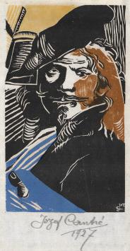 Grafisch kunstwerk van Belgische kunstenaar Jozef Cantré