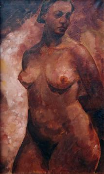 Schilderij van de Belgische kunstschilder Jozef Mees
