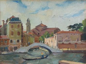 De Belgische kunstschilder Joseph Thilleux