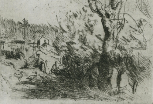 Ets op papier van J. Donnay kopen