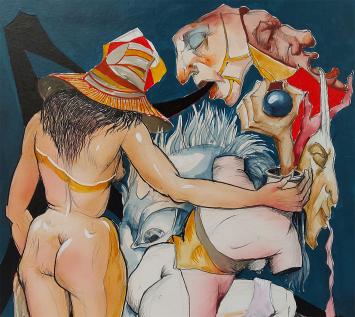 De Belgische kunstenaar Jos Trotteyn