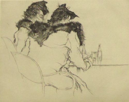 Belgische tekenaar en etser Jules De Bruycker