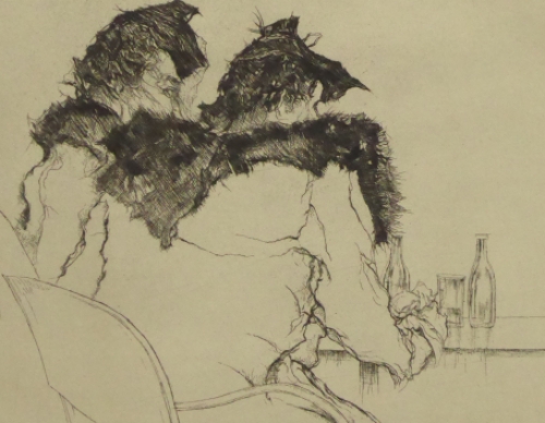 Jules De Bruycker Belgian etcher