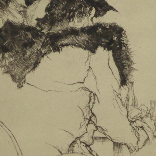 Belgische etser en tekenaar Jules De Bruycker