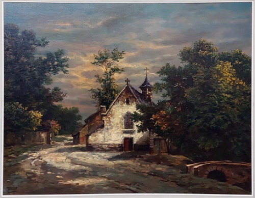 Groot schilderij van Juul (Jules) Decort  kopen