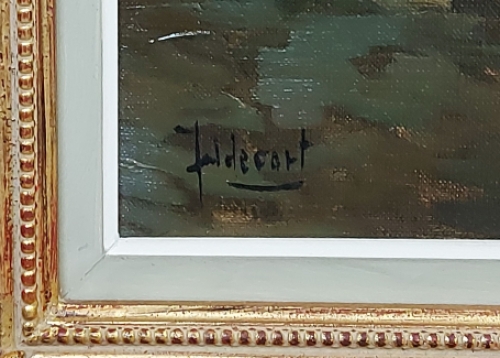 Belgische kunstenaar Juul (Jules) Decort