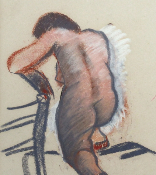 Krijttekening van Jules De Sutter kopen