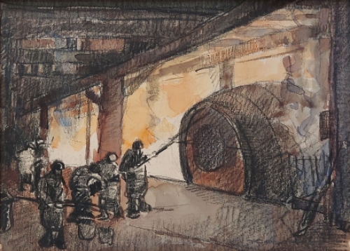 De Belgische kunstenaar Jules Gonthier