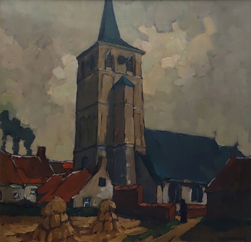 De Belgische kunstenaar Jules Gonthier