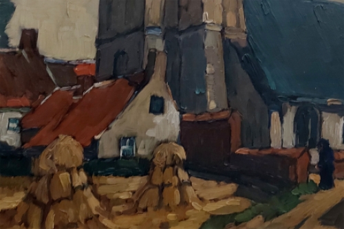 Kunstwerk van de Brugse kunstenaar Jules Gonthier