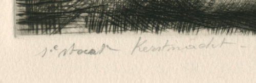 Etsen aankopen van de Antwerpse kunstenaar Jules Van Ael