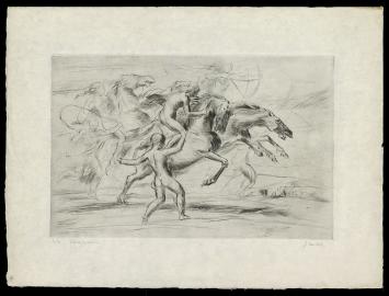 Grote ets van de Belgische kunstenaar Jules Van Ael kopen