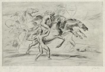 Ets van de Belgische kunstenaar Jules Van Ael