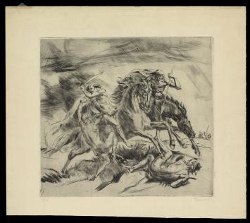 Grote ets van de Belgische kunstenaar Jules Van Ael kopen