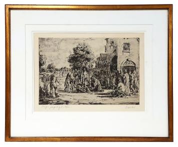 Ets Belgische etser Jules Van Ael kopen