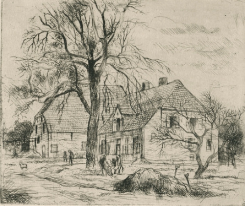 Hoeve te Boechout van Jules Van Ael