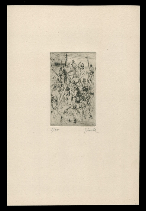 Kleine ets van de Antwerpse etser Jules Van Ael kopen