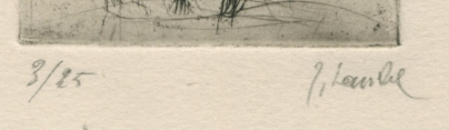 Etsen kopen van de Antwerpse kunstenaar Jules Van Ael